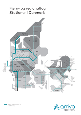 Fjern- Og Regionaltog Stationer I Danmark