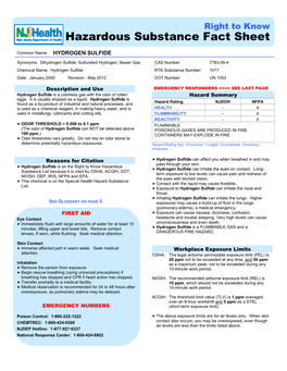 Hydrogen Sulfide