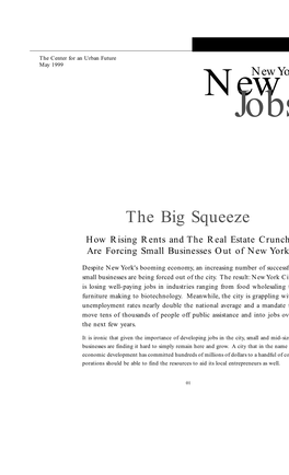 The Big Squeeze How Rising Rents and the Real Estate Crunch Are Forcing Small Businesses out of New York