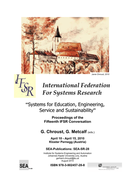 Proceedings of the IFSR Conversation 2010, Pernegg