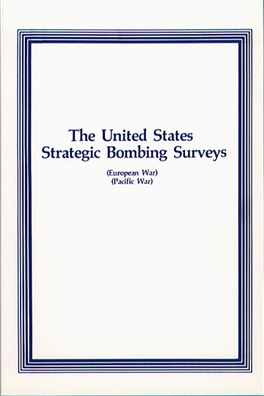 The United States Strategic Bombing Surveys