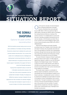The Somali Diaspora Have Contributed Significantly to Somalia’S O Economy