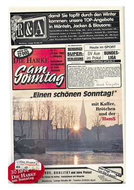 30 Jahre Die HARKE Am Sonntag Wir Gratulierenherzlich! Schlüsselfertigund Zumfestpreis