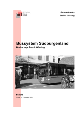 Mrs Bussystem Südburgenland