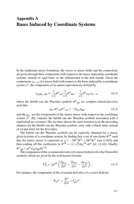 Bases Induced by Coordinate Systems