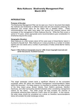 Biodiversity Management Plan March 2012