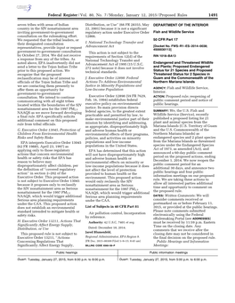 Federal Register/Vol. 80, No. 7/Monday, January 12, 2015