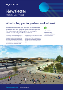 Newsletter the Follo Line Project