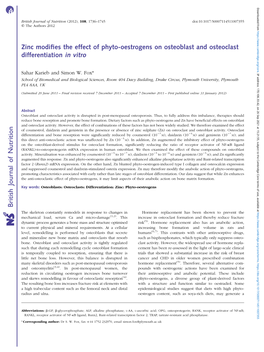 British Journal of Nutrition (2012), 108, 1736–1745 Doi:10.1017/S0007114511007355 Q the Authors 2012