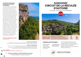 Randonnée Circuit De La Reculée D'autoire