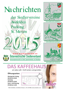 Der Siedlervereine Ansfelden Pucking St. Marien