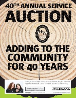 40Th Annual Service Auction