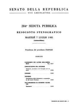 Sen a to Della Repubblica Viii Legislatura