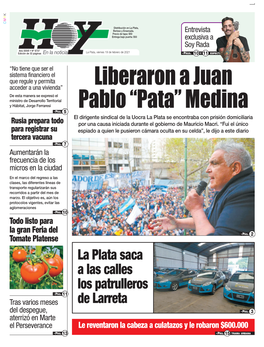 “Pata” Medina Por Una Causa Iniciada Durante El Gobierno De Mauricio Macri