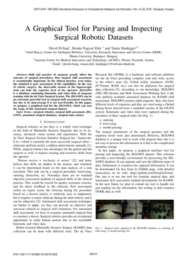 A Graphical Tool for Parsing and Inspecting Surgical Robotic Datasets