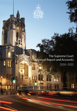 The Supreme Court Annual Report and Accounts 2010-2011