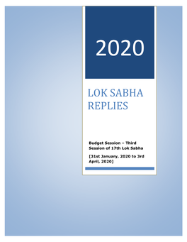 Lok Sabha Replies