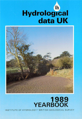 THE 1988/89 DROUGHT a Hydrological Review