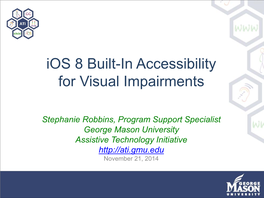 Ios 8 Accessibility Features