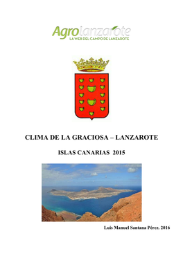 Clima De La Graciosa – Lanzarote