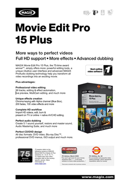 MAGIX Movie Edit Pro 15 Plus