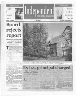 Board Rejects Report Fact-Finder Recommends 5-Year Contract with an Average 3.7% Increase by MARY DEMPSEY Staff Writer
