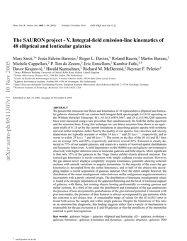 The SAURON Project-V. Integral-Field Emission-Line Kinematics of 48