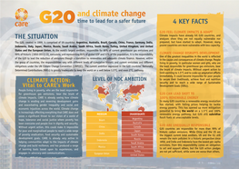 And Climate Change Time to Lead for a Safer Future 4 KEY FACTS