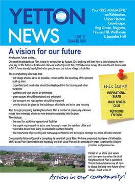A Vision for Our Future Kirkheaton Future Writes