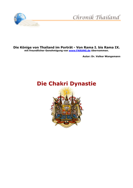 Die Chakri Dynastie