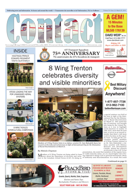 8 Wing Trenton Celebrates Diversity and Visible Minorities