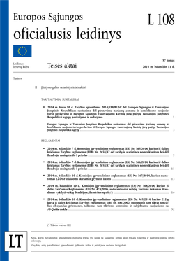 Oficialusis Leidinys L108
