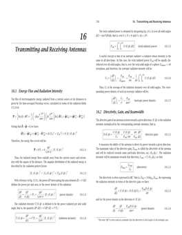 Transmitting and Receiving Antennas