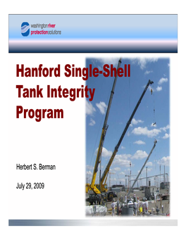 Hanford Single-Shell Tank Integrity Program