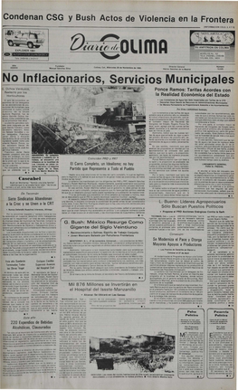 Noinflacionarios, Servicios Municipales G