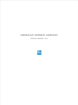 American Express Company American Express Company Annual Report Annual Company Express American