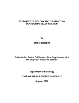 Reticulocyte Enrichment and Culturing