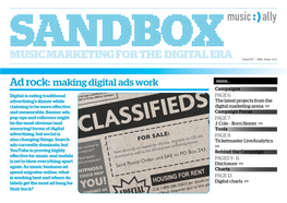 MUSIC MARKETING for the DIGITAL ERA Issue 87 | 19Th June 2013