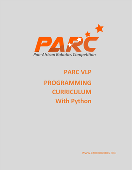 PROGRAMMING CURRICULUM with Python