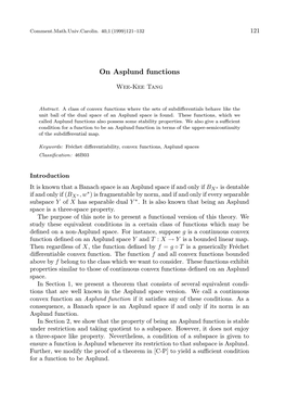 On Asplund Functions