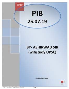 BY- ASHIRWAD SIR (Wifistudy UPSC)