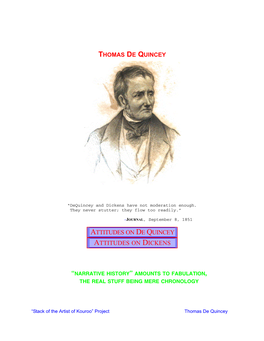 Thomas De Quincey