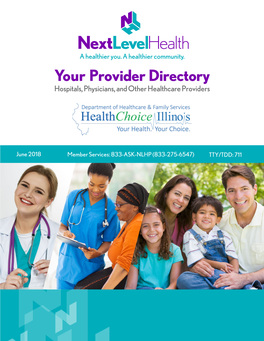 Your Provider Directory Hospitals, Physicians, and Other Healthcare Providers