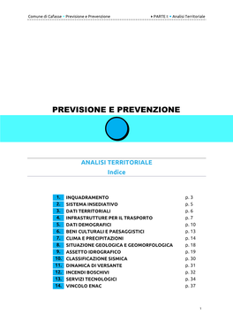 Piano Di Emergenza Comunale