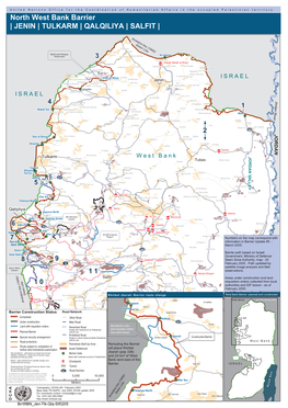 North West Bank Barrier | JENIN | TULKARM | QALQILIYA | SALFIT |
