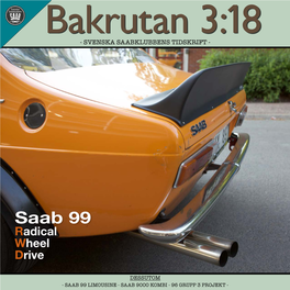 Saab 99 Radical Wheel Drive