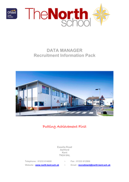 DATA MANAGER Recruitment Information Pack