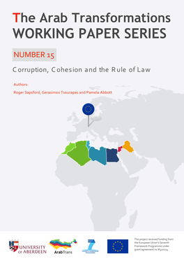 Corruption, Cohesion and the Rule of Law