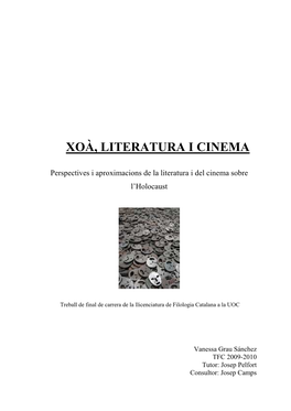 Xoà, Literatura I Cinema