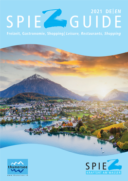 SPIE GUIDE Freizeit, Gastronomie, Shopping | Leisure, Restaurants, Shopping